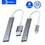 4 Ports USB 3.0 HUB USB Hubs USB Docking Stations USB 3.0 Splitter 5Gbps OTG Adapter For PC Laptop Tablet Macbook  Accessories