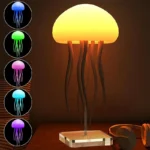 Upgraded Silent Jellyfish Lamp, Jelly Fish Light With Dancing Legs, Voice Control for Bedrooms, Living Room and Christmas Gifts