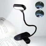 Mini LED Book Lamp Adjustable Clip-On Table Lamp Battery Powered Eye Protection Learning Lamp Portable Study Reading Night Light
