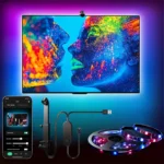 Ambilight Tv Led Backlight 5V Usb Rgbic Smart Lights Strip With Camera For Tv Synchronized Screen 3.8M 5M App Remote Control