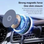 Magnetic Air Vent Phone Bracket for MagSafe Car Mount 360 Degree Rotation Phone Holder for iPhone 12/13/14/15 & All Phones