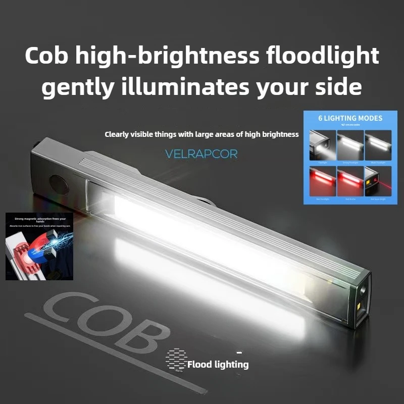 S9fef02486f4844de888d6fb1b83e5d0bA.webp Mini USB Rechargeable EDC Flashlight 800LM Magnetic Base IPX4 Waterproof Pocket Clip Light for Work/Emergency/Outdoor Use - Image 1