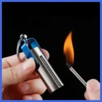 New 10000 Matches Keychain Lighter Torch Lighters Portable Creative Cigarette Smoking Accessories Cool Gifts For Men