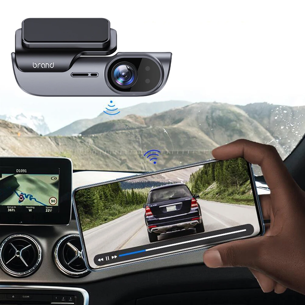 Sbbc7b3769a804874ad27126f6b83e797G.webp 4K Car Dash Camera with GPS Wi-Fi Car DVR UHD Recording Video Recorder 24H Parking Monitor Driving Vehicle Cam Night Vision - Image 1