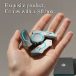 Metal Fidget SpinnerGlow in the dark Quiet Bearings, Stress Relief Toy for Kids & Adults, Cool Gift for Anxiety Relief