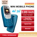 SERVO BM80 2G VS 4G Mini Mobile Phone Dual SIM Speed Dial Auto Call Recording Blacklist Magic Voice Small Cellular Phones Type-C