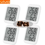VIVO 2025 Mini Indoor LCD Digital Thermometer Hygrometer Indoor Room Temperature Humidity Meter Sensor Gauge Weather Station