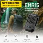NITECORE EMR15 Portable Electronic Repeller 16ft USB-C Charging for Camping fishing Night Running Walk The Dog Trekking  Sleep