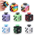 Fidget Cube Antistress Toy 8 Models 3.4cm 40g Hand Spinner Decompression Tool for Autism ADHD Anxiety Stress Relief Kids Adults