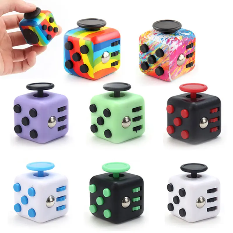 S243a773af5b4442bb60ad71306ffb1d0S.webp Fidget Cube Antistress Toy 8 Models 3.4cm 40g Hand Spinner Decompression Tool for Autism ADHD Anxiety Stress Relief Kids Adults - Image 1