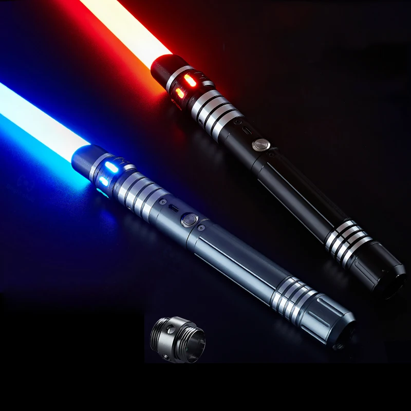 S259b898785f440aaad1892140c50714cb.webp Lightsaber Metal Laser Sword Toys RGB Light Saber 7 Color Change Kids Soundfonts Force FX FOC Blaster Toys Jedi Laser Sword Gift - Image 1