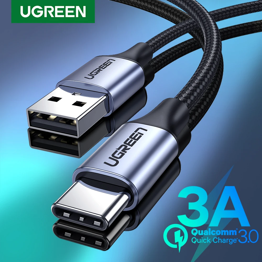S2e6296c45cb0497e93de1ae9adf44390X.webp UGREEN 3A USB Type C Cable For iPhone 17 16 Xiaomi Samsung Fast Charging Wire USB-C Charger Data Cord For iPad Poco USB C - Image 1