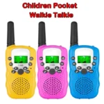 2Pcs/Set Mini Walkie Talkie Children Toy 3 Mile Range Two Way Receiver Electronic toy Radio LCD Flashlight Children Gift for kid