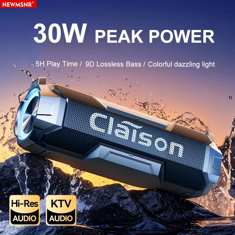 S504b8f7413734a869b5e9997a83c24c4r.webp 30W Peak Powerful Subwoofer RGB Lights Wireless Bluetooth Speaker Stereo Sound Portable Family Party Karaoke Boombox Waterproof - Image 1