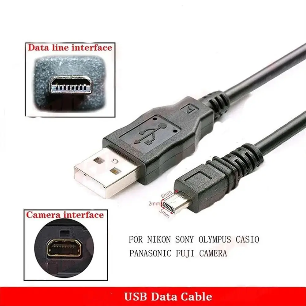 S5c697e6ef7f2404f9178cda0c51c8c68W.webp Digital Camera USB Data Cable Mini 8Pin Data Cable Camera Accessories - Image 1