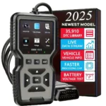 Professional Obd2 Diagnostic Tool Heavy Duty Vehicle Repair Tool - Code Reader/Resetter, Supports Real-Time Data Stream, No Battery Required, Compatible with Vehicles 1996 and up (Obdii/Eobd, Mode 6/8), Suitable for Mechanics, DIY Car Repair, Trucks, Motorcycles, Suvs - Compact Design, User-Friendly