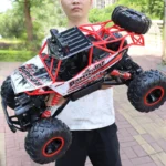 1:12/1:16 4WD Remote Control Car With Led Lights Radio Electric Rock Crawler Buggy 4x4 Off-Road Control Truck Toys Gift for Kid