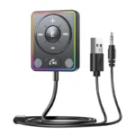 Bluetooth 5.4 Transmitter Adapter Wireless Audio For PC TV Car Home Speaker 3.5mm Jack AUX Wireless Audio Adapter