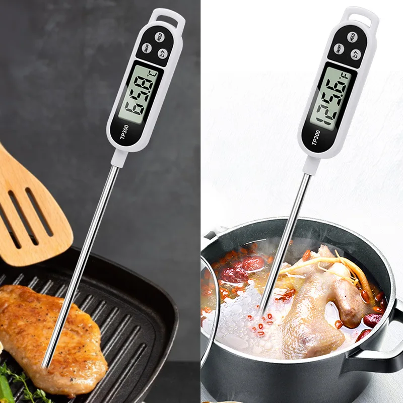 S90f674b5f0b041ff8ae9bd191ef76654o.webp Stainless steel probe cooking food, barbecue stove, water, milk, oil, liquid meat, digital kitchen thermometer kitchen tools - Image 1