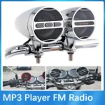MT473 Waterproof Motorcycle Player Amplifier Stereo Bluetooth-Compatible 12V Music Speaker MP3 Player FM Radio Loudspeake