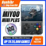 MIYOO Mini Plus Portable Retro Handheld Game Console V2 Mini+ IPS Screen Classic Video Game Console Linux System Children's Gift