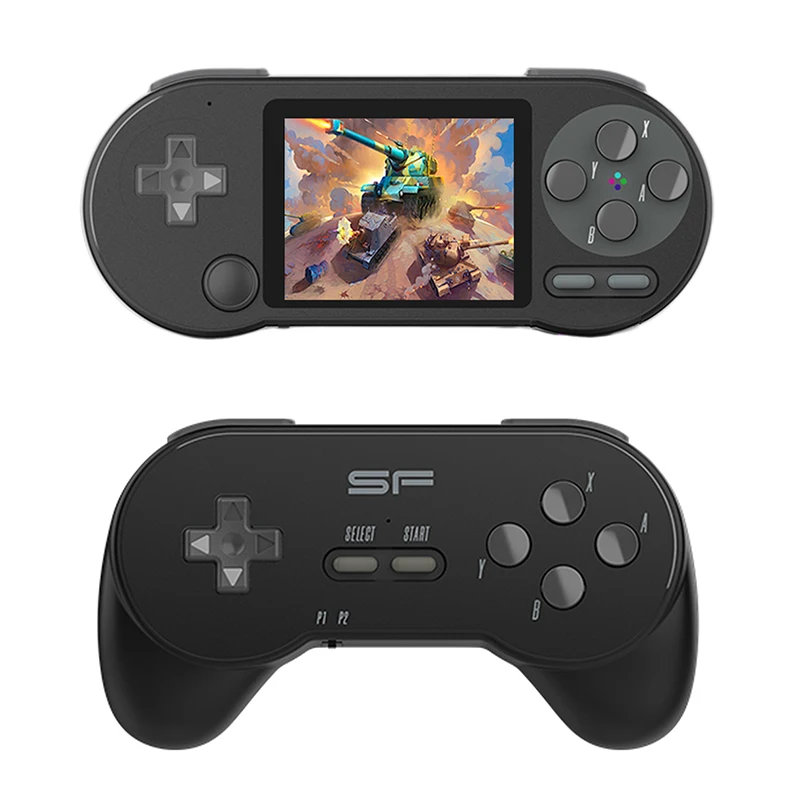 Sbdff0fc229b04718987ab5c0f6647758Z.webp SF2000 Portable Game Console Player 3 Inch IPS Screen Built-in 6000 Classics Games Retro Handheld Video Game Consoles AV Output - Image 1
