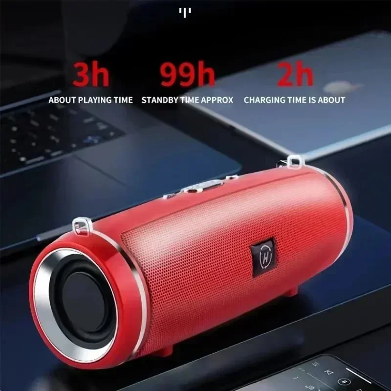 Sc398fffcb84e4691a01d34f5daa6df6bo.webp Portable wireless bluetooth speaker mobile phone plug-in card mini subwoofer outdoor strap audio - Image 1