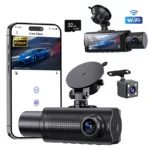 3 Cameras Car DVR Wifi 1080P Inside Vehicle Dash Cam Three Way Camera DVRs Recorder Video Registrator Mini Dashcam Camcorder