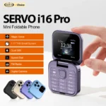 SERVO i16 PRO Mini Flip Mobile Phone Speed Dial FM Radio Blacklist Magic Voice 2G GSM Dual SIM Standby Small Foldable Cellphones