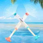 Fireworks, water guns, squirting water guns, water fights, summer beach water toys