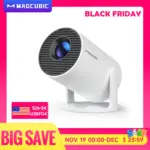Magcubic HY300 Pro Projector 290ANSI Native 720P Wireless Screen Mirroring System Dual Band WiFi Hi-chip A3100 for Home Theater