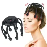 Electric Head Massager Octopus Massager 20 Contracts 5 Modes Scalp Massager 2 Extra Long Contract Red Light Therapy Device