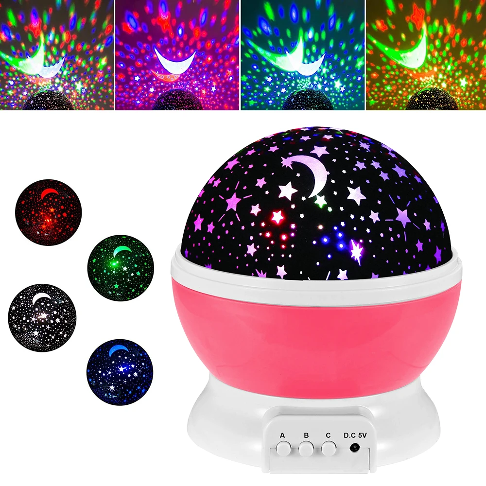 S19de59e136bb47d29c514bbe5c69ad0bO.webp Night Lamp Projector Starry Sky Night Light Projector Baby Lamp Decor Rotating Starry Nursery Moon Galaxy Projector Table Light - Image 1